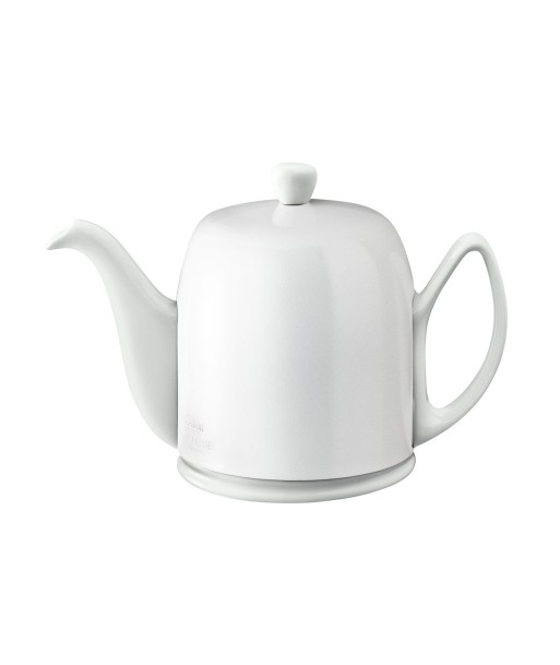 SALAM MONOCHROME Tea pot 6 cups white bell Paris Déstockage Promo