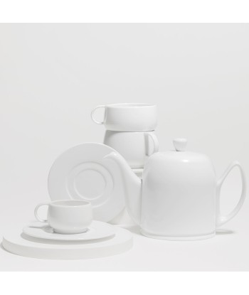 SALAM MONOCHROME Tea pot 6 cups white bell Paris Déstockage Promo