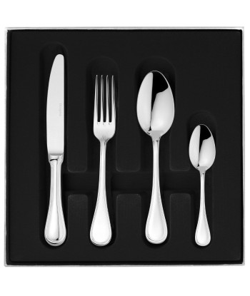 VERLAINE CLASS 1 SILVER PLATED Box set for 124 place settings l'évolution des habitudes 