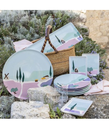 DESTINATION SUD Set of 6 dessert plates 23 cm Toutes les collections ici