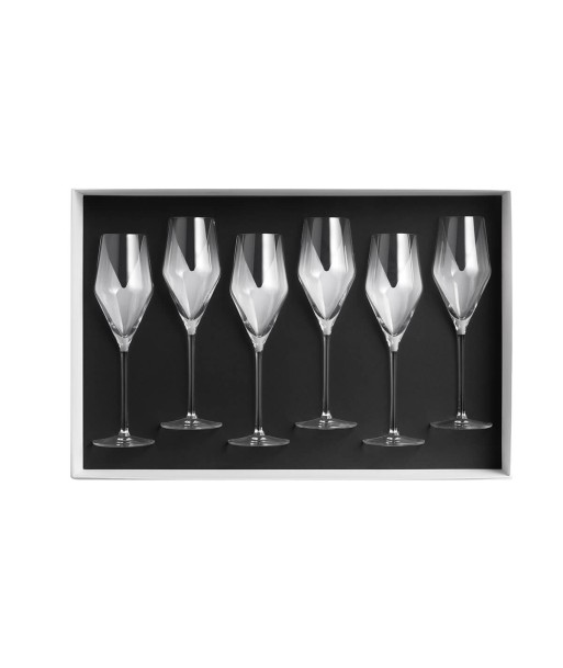 ALLURE GIFT BOX OF 6 CHAMPAGNE GLASS 26,1 cl meilleur choix