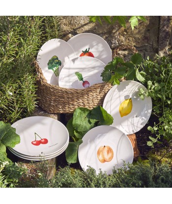 SAISONS Set of 4 plates 19 cm vegetables de votre