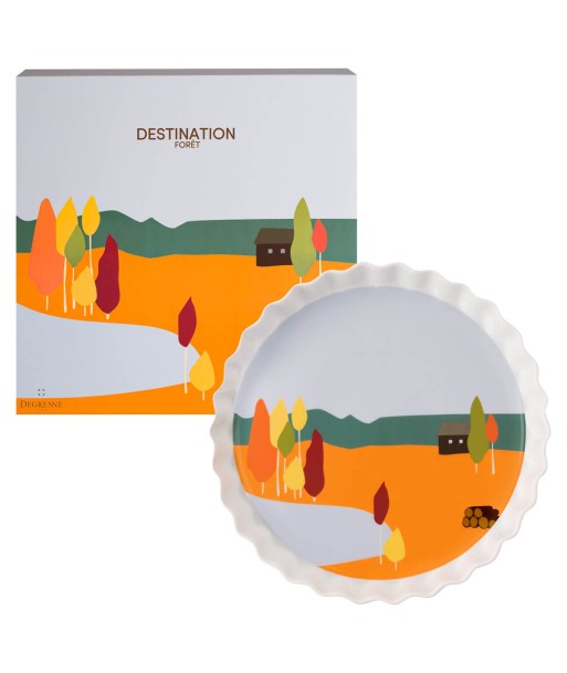 DESTINATION FORET Pie dish 30 cm Venez acheter