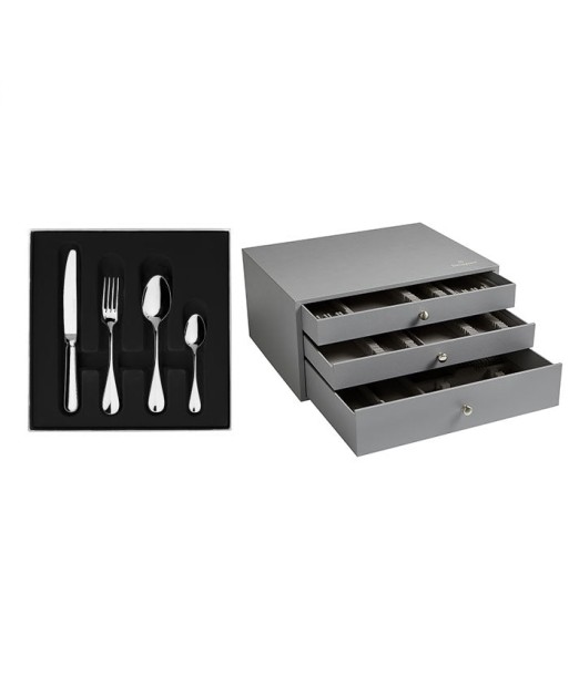 BLOIS CLASS 1 SILVER PLATED Box set for 124 place settings pour bénéficier 