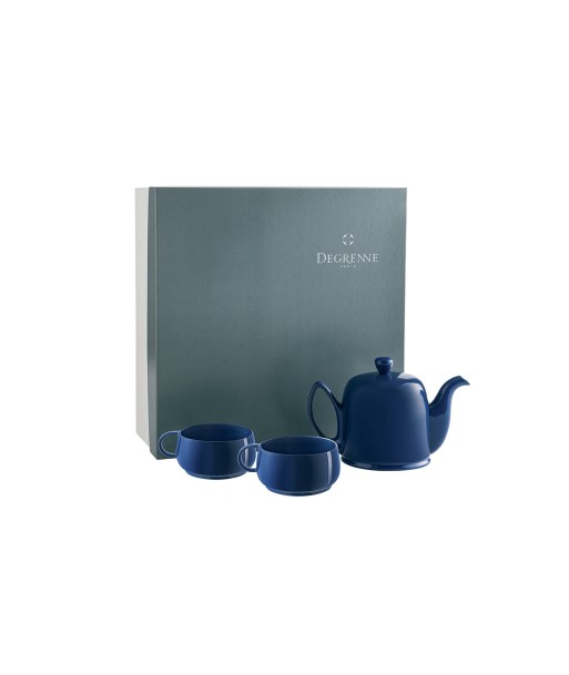 SALAM MONOCHROME Teapot service 4 cups and 2 cups 25 cl le concept de la Pate a emporter 