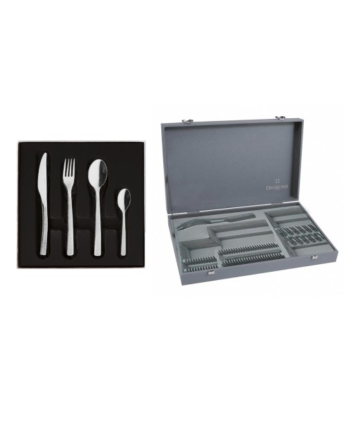 ASTREE CISELE MIRROR FINISH Box set for 50 place settings du meilleur 