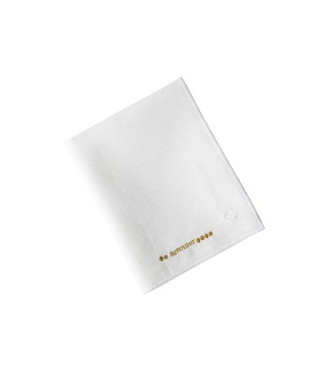 NUANCES COTON & LIN KING GOLD Set of 4 rectangular napkings 50 x 40 cm le des métaux précieux