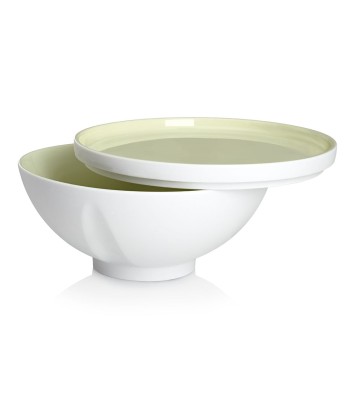 LA VAISSELLE DE L'ECONOME GREEN ARTICHOKE Set of bowl and plate 18 cm meilleur choix