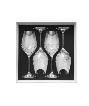 NEWPORT TWIST Gift box of 4 glasses wine 36 cl Les magasins à Paris et en Île-de-France