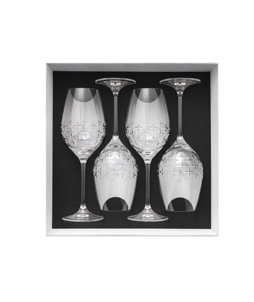 NEWPORT TWIST Gift box of 4 glasses wine 36 cl Les magasins à Paris et en Île-de-France