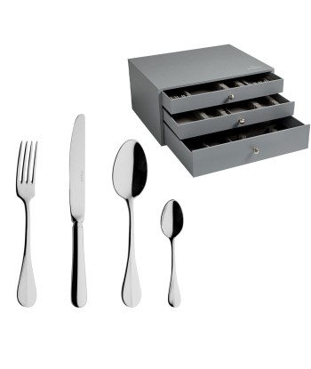 BLOIS MIRROR FINISH Box set for 100 place settings les muscles