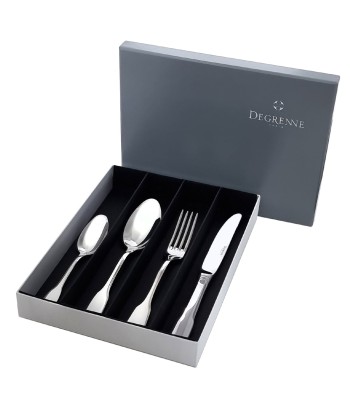 LUTECE MIRROR FINISH Gift box of 4 cutlery la livraison gratuite