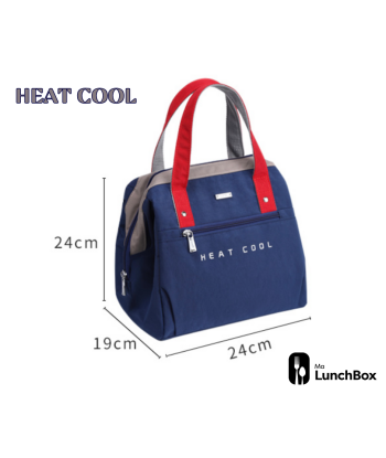 Sac à main isotherme lunch bag - HEAT COOL Livraison rapide