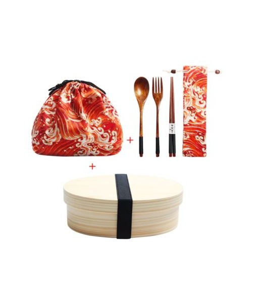 Lunch box traditionnelle Japonaise en bois BACHO ouvre sa boutique