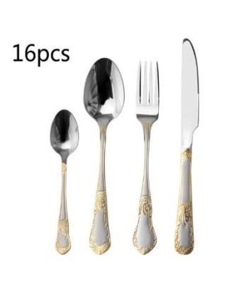 Set couverts argenterie Rodéo 16 pcs la colonne vertébrale