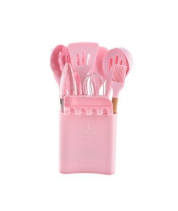 Ensemble ustensiles de cuisine en bois & silicone Comparez et commandez 