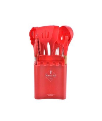 Ensemble ustensiles de cuisine en bois & silicone Comparez et commandez 