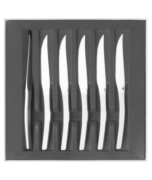 ASTREE CISELE MIRROR FINISH Set of 6 steak knives vente chaude votre 