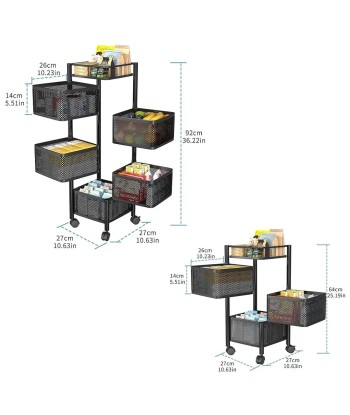 Meubles de rangement multi-niveaux pour fruits et légumes FRUTEO de France