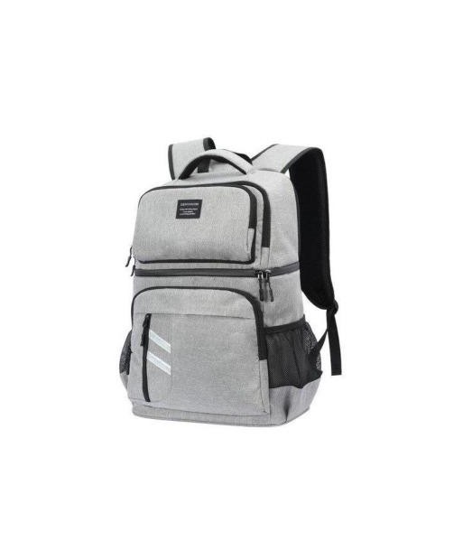 Big oxford gray insulated backpack rembourrage situé sous