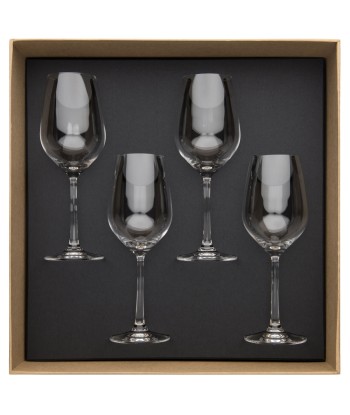 DOMAINE Gift box of 4 red wine glasses 37 cl solde