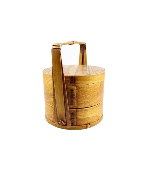 portable wooden lunch box le des métaux précieux