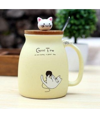 Kitten ceramic mug Dans la société mordern