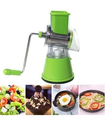 Multi-function rotary vegetable grater en linge