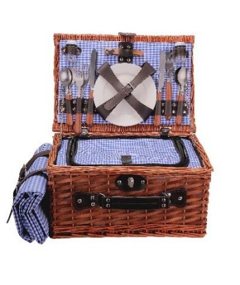 Picnic basket with cutlery Paris en ligne des produits 