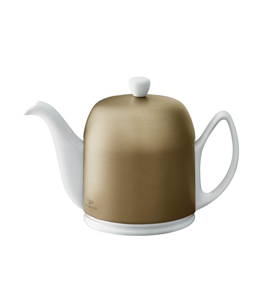 SALAM WHITE Tea pot 6 cups bronze bell prix