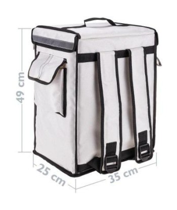 White insulated backpack Pour