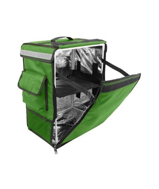 Green insulated backpack rembourrage situé sous