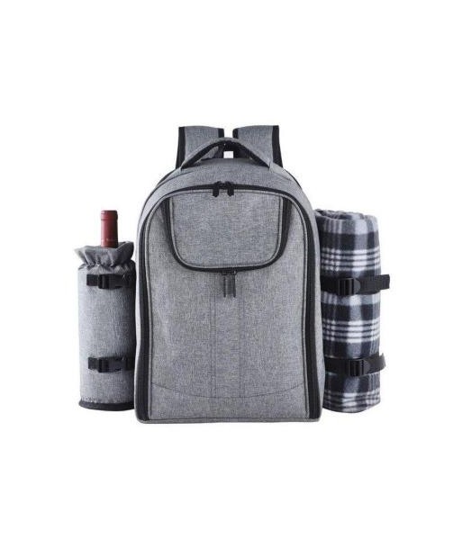 Silver Insulated Backpack rembourrage situé sous