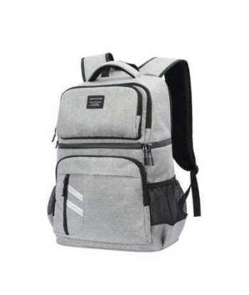 Big oxford gray insulated backpack JUSQU'A -70%! 