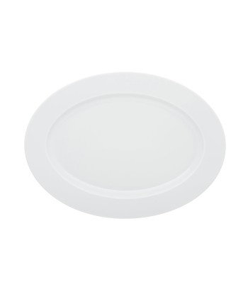 COLLECTION L WHITE Oval dish 36,5 x 26,5 cm ou a consommer sur place