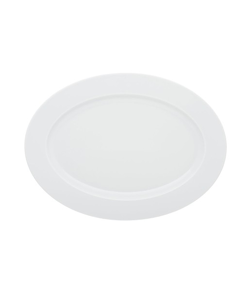 COLLECTION L WHITE Oval dish 36,5 x 26,5 cm ou a consommer sur place