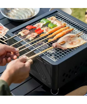 Brasero Multifonction Camping & BBQ - Barbone pas cher 