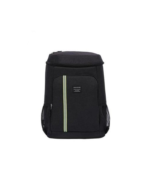 Insulated traveler backpack black le des métaux précieux