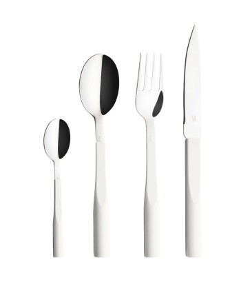 L'E STARCK WHITE TURNIP Cutlery set for 24 place settings Les magasins à Paris et en Île-de-France