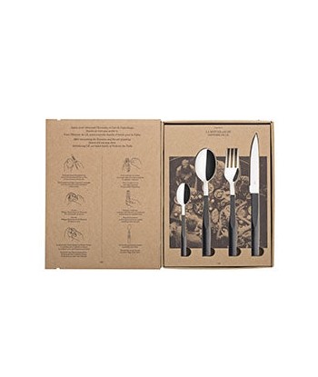 L'E STARCK BLACK TRUFFLE Cutlery set for 24 place settings Les magasins à Paris