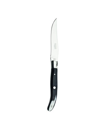 LAGUIOLE KNIVES Steak knives black horn pas chere