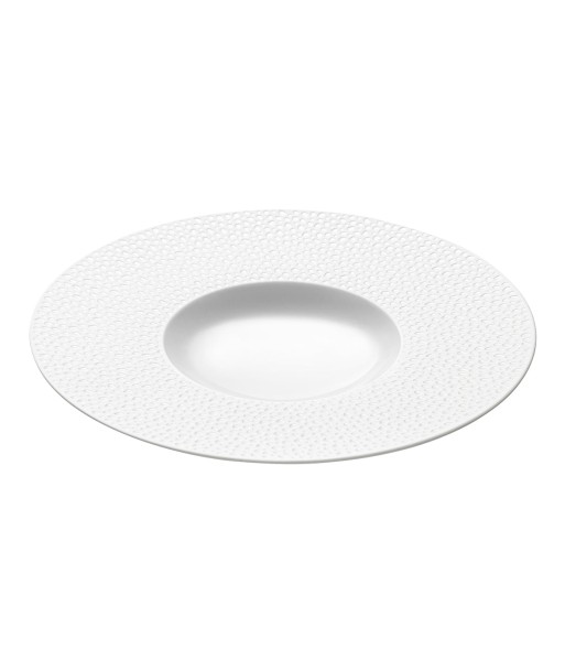 PERLES DE ROSEE BLANCHES Large bowl gourmet plate 30 cm le concept de la Pate a emporter 