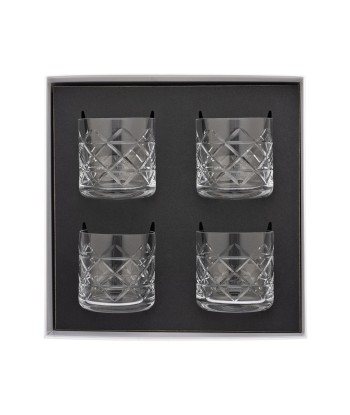 NEWPORT LOUNGE Gift box of 4 whisky glasses 37 cl l'achat 