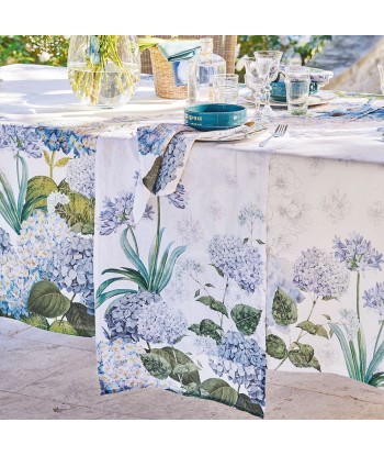 Chemin de Table Jardin de Bretagne bleu - Garnier-Thiebaut chez Cornerstreet bien 