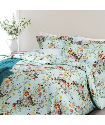 Housse de Couette Primavera vert d'eau - Garnier-Thiebaut JUSQU'A -70%! 