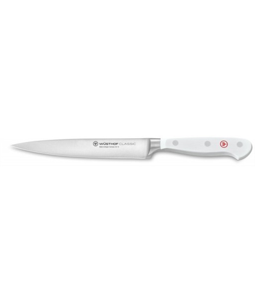 Couteau tranchelard 16 cm Classic blanc - Wüsthof En savoir plus