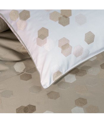 Housse de Couette Hexagones angora - Garnier-Thiebaut Paris Déstockage Promo