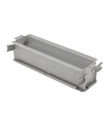 Moule rectangulaire dépliable à charnières GEOFORME, inox perforé - De Buyer 2 - 3 jours ouvrés.