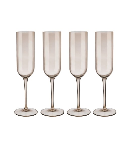 Set de 4 flûtes à champagne Fuum - Blomus chez Cornerstreet bien 