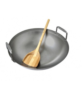 Wok Acier Carbone - Big Green Egg soldes